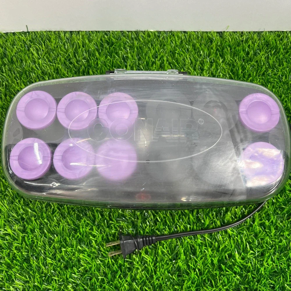 Conair Instant Heat Hair Setter Curlers 12 Piece Set with Case & Cord